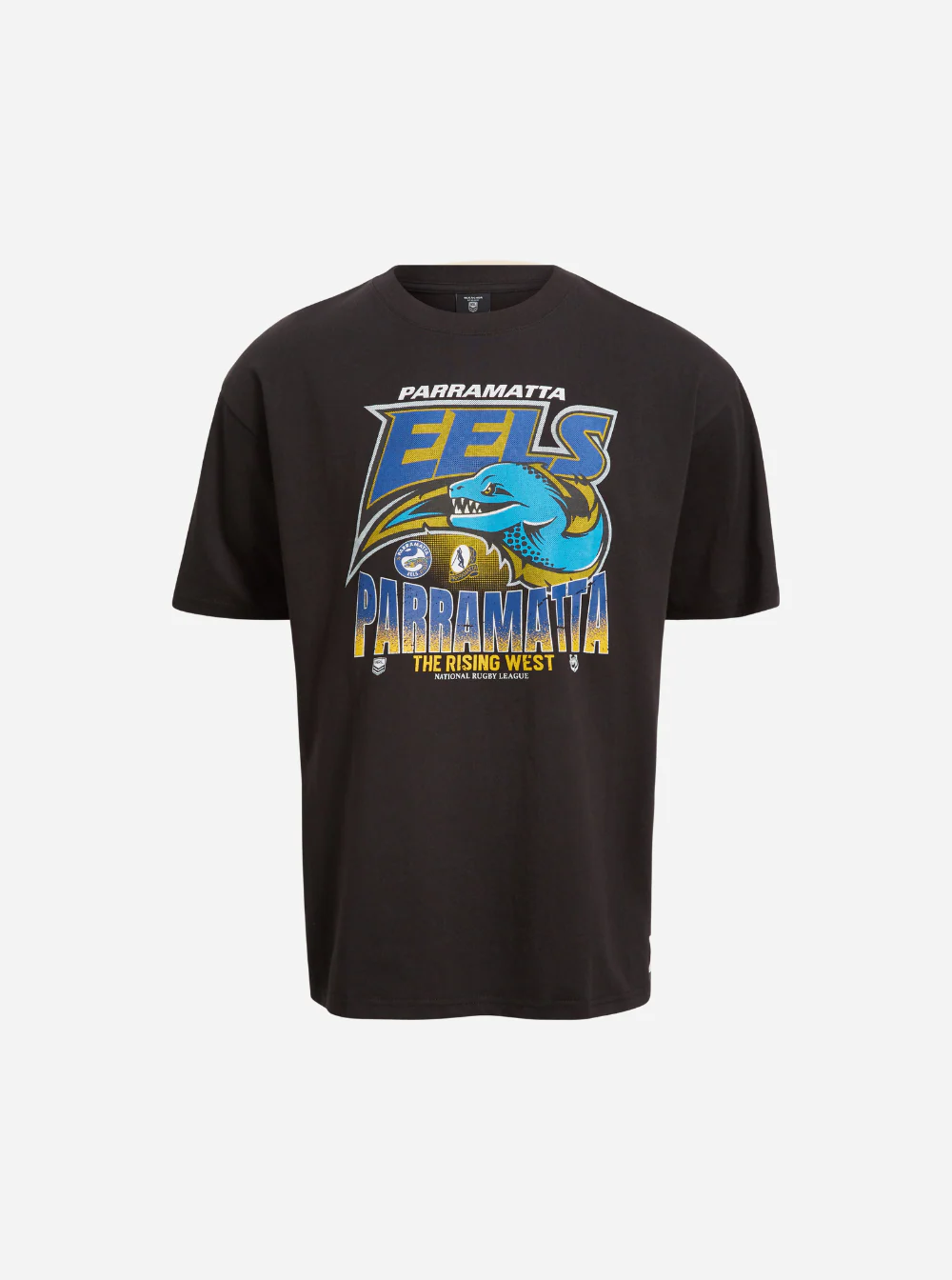 Parramatta Eels Bleacher Athletic Adult Boxy Fit Graphic T-Shirt