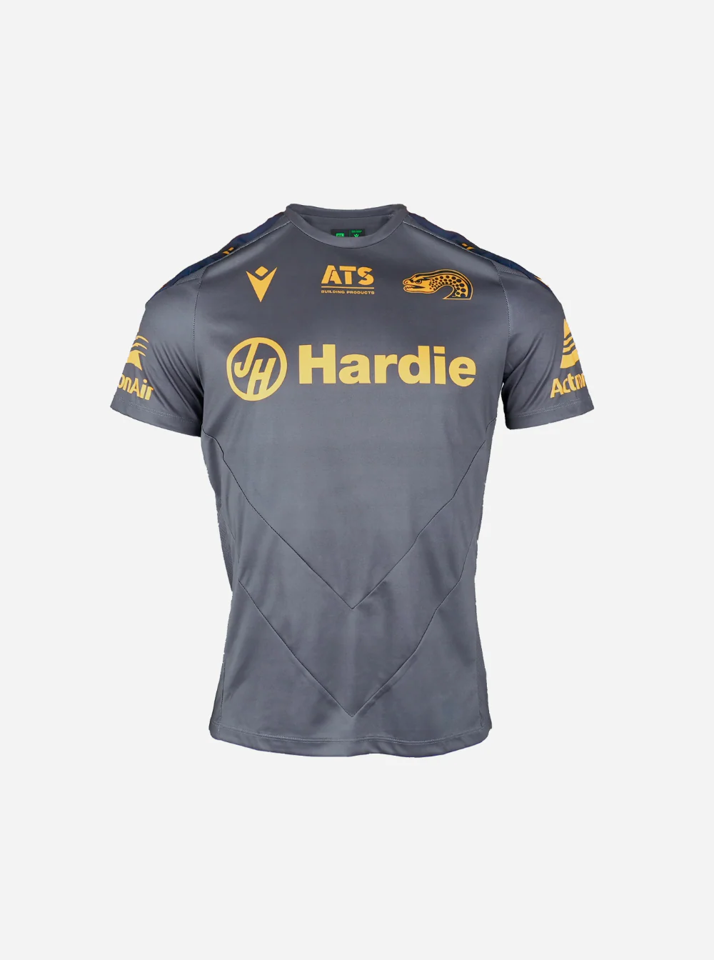 Parramatta Eels 2025 Kids Player Training T-Shirt - Grey
