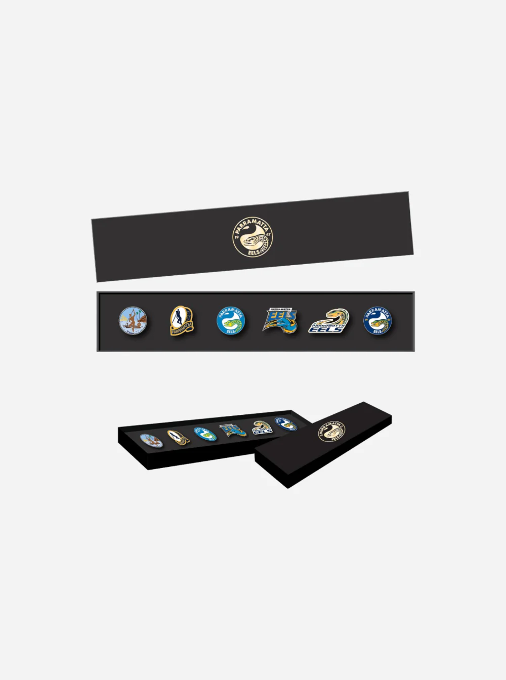 Parramatta Eels Logo Evolution Pin Set
