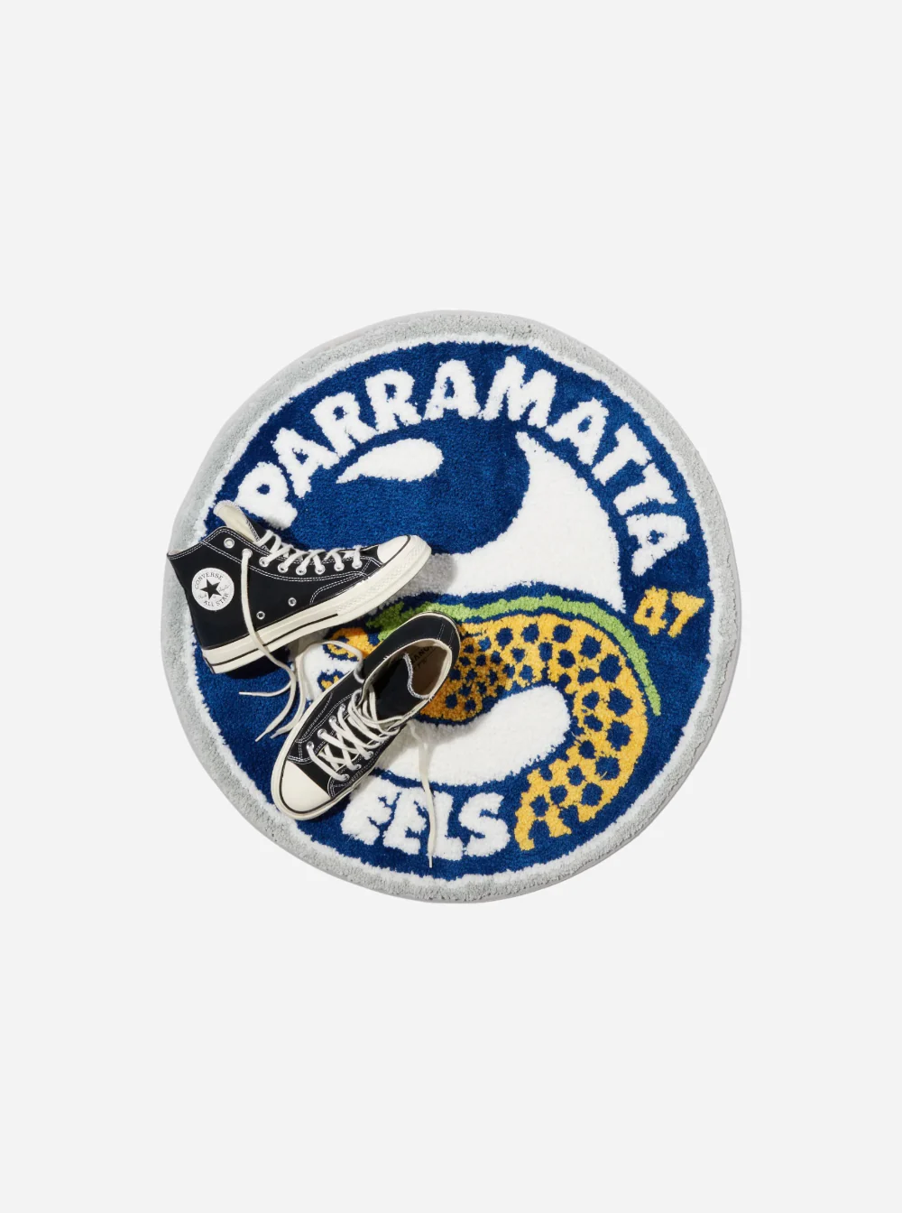 Parramatta Eels Bleacher Athletic Team Logo Floor Rug