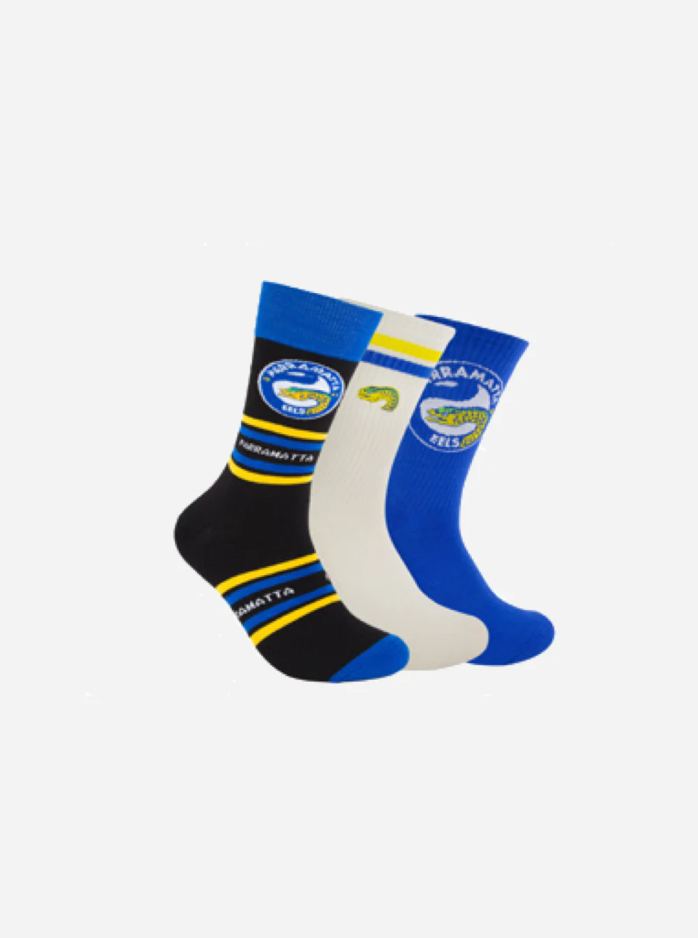 Parramatta Eels 3PK Combo Sock Gift Box