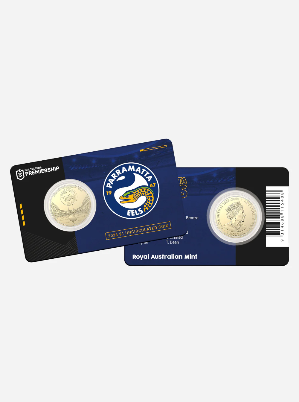 Parramatta Eels $1 Collectors Coin