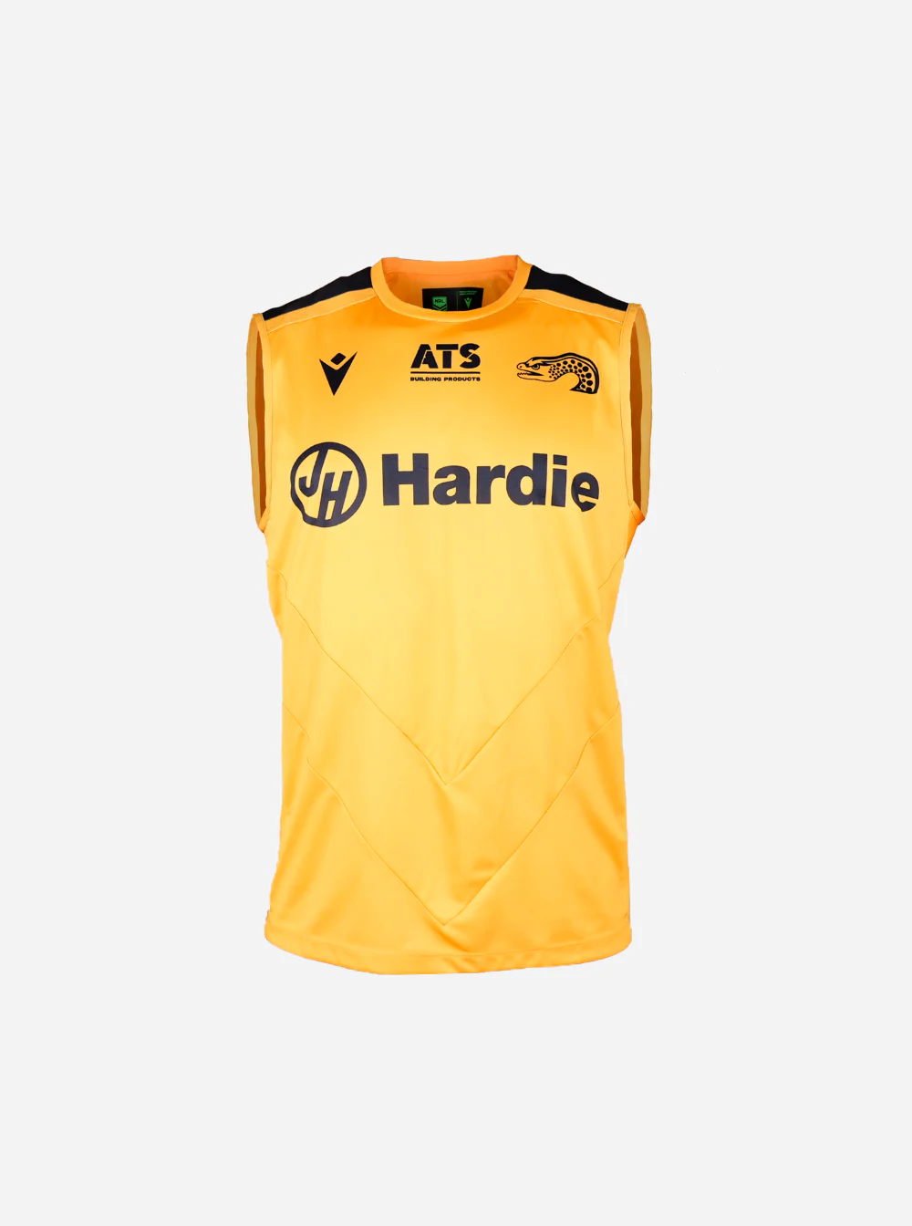 Parramatta Eels 2025 Kids Player Training Singlet - Gold