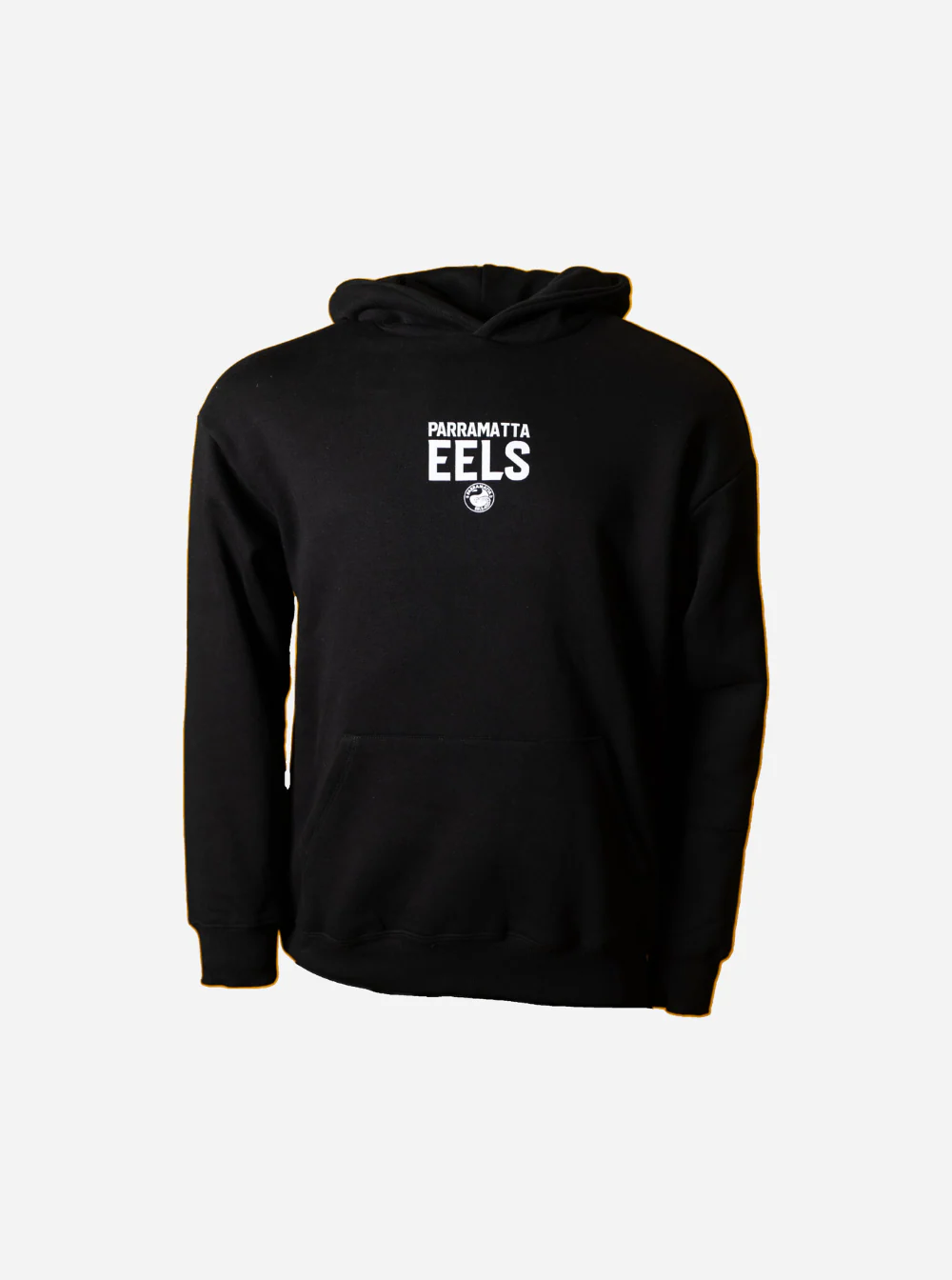 Everyday Eel Adult's Script Black Hoodie