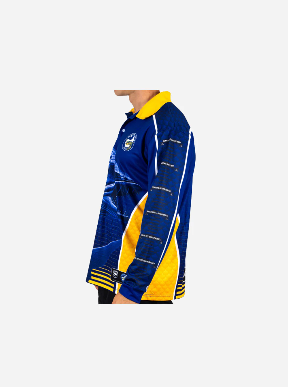 Parramatta Eels Youth Barracude Fishing Shirt