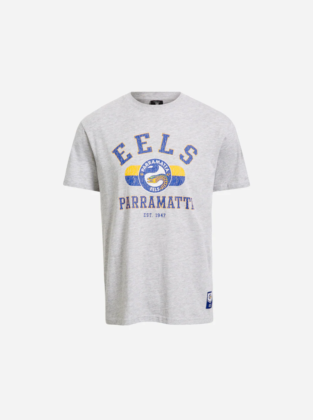 Parramatta Eels Bleacher Athletic Adult Marle T-Shirt