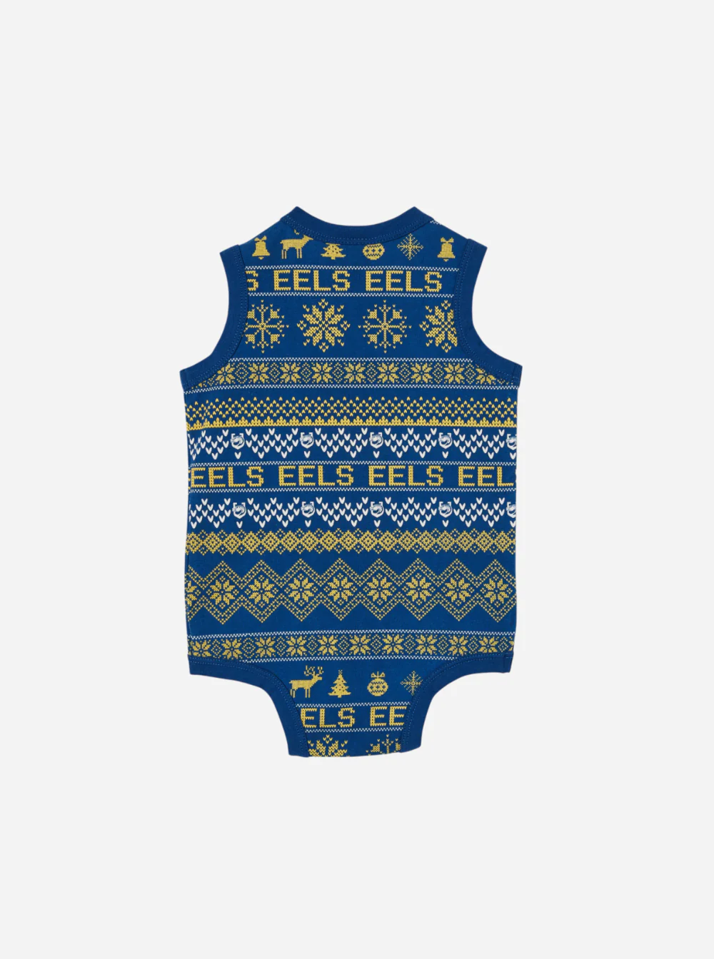 Parramatta Eels 2024 Cotton Xmas Baby Romper
