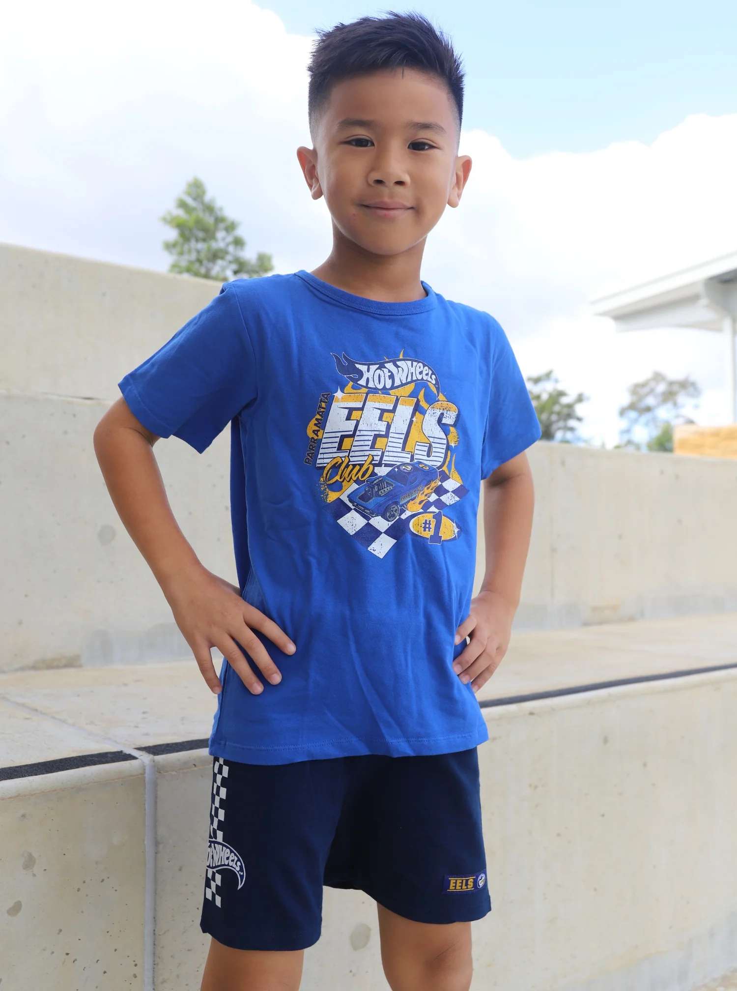 Parramatta Eels x Hot Wheels Youth Pyjama Set