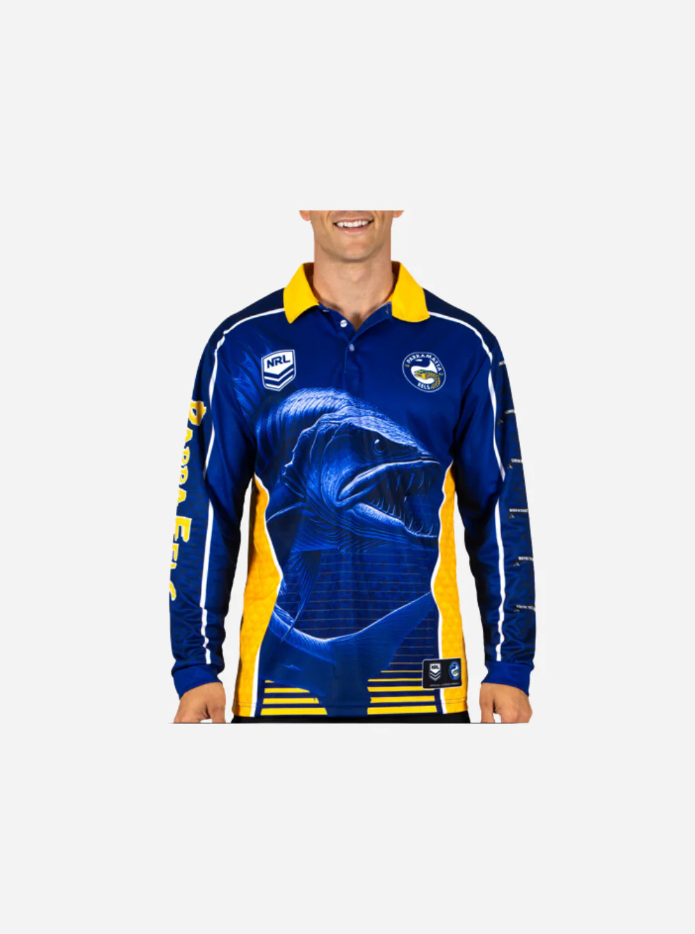 Parramatta Eels Youth Barracude Fishing Shirt