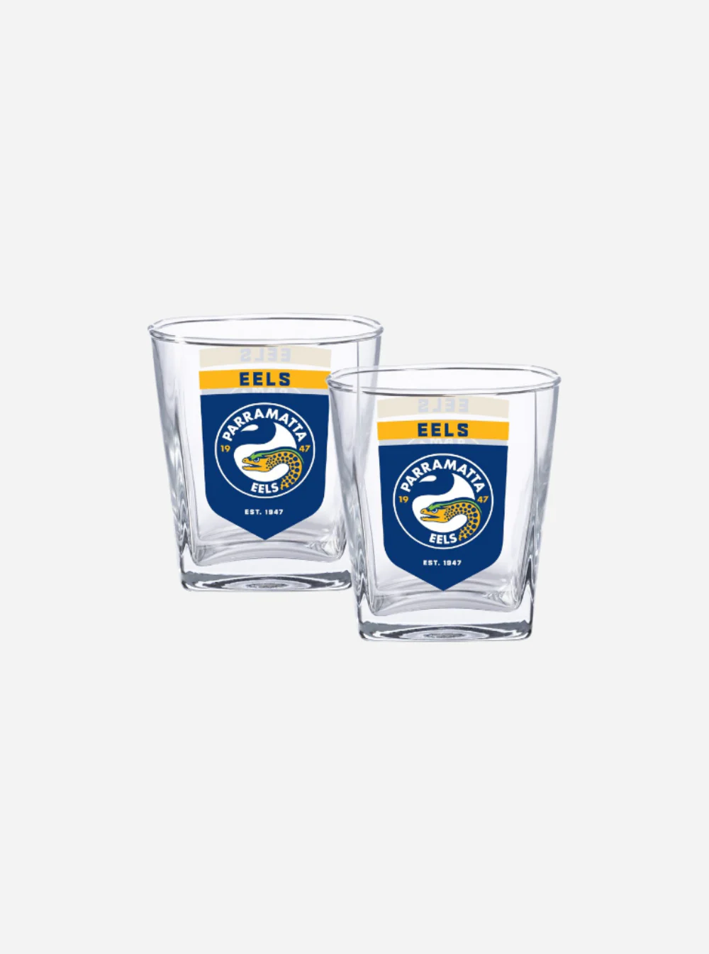 Parramatta Eels Spirit Glasses 2 Pack