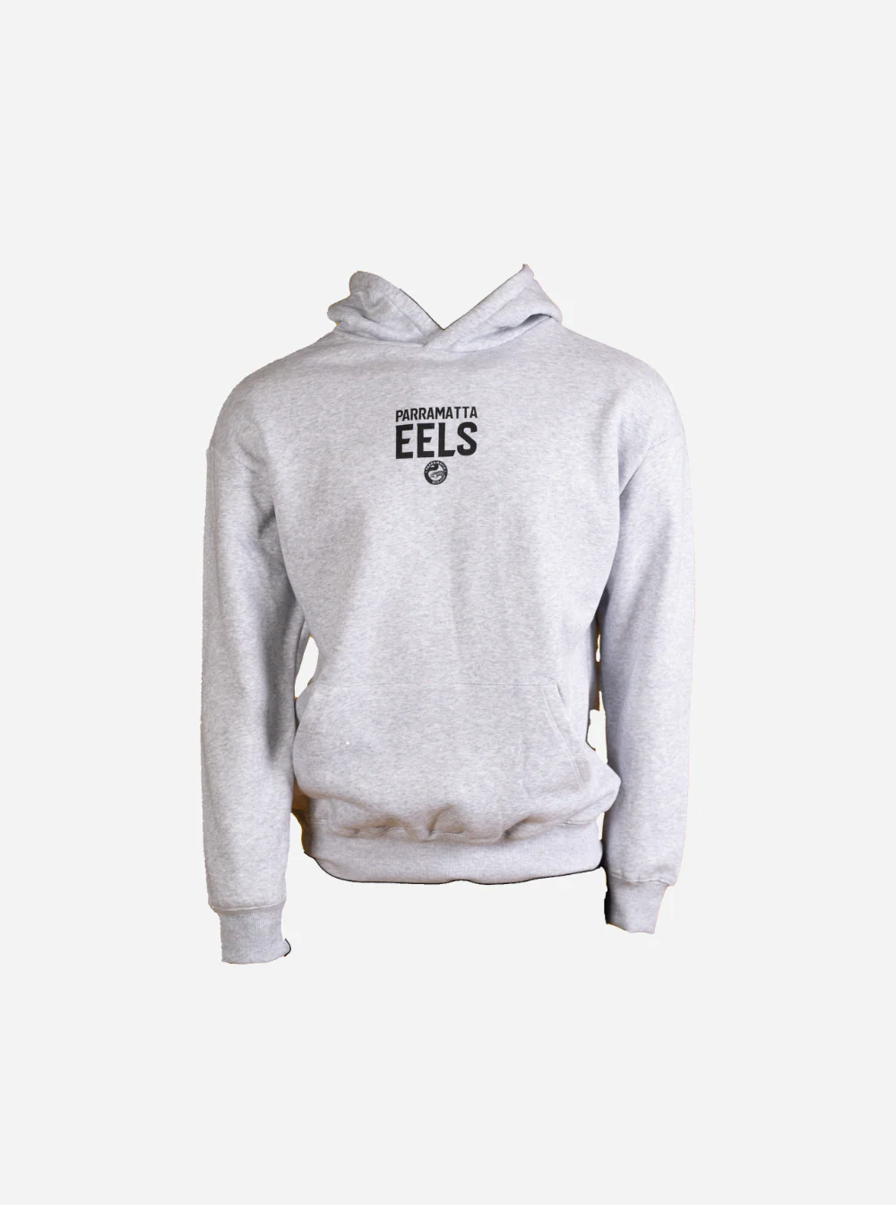 Everyday Eel Adult's Script Grey Marle Hoodie