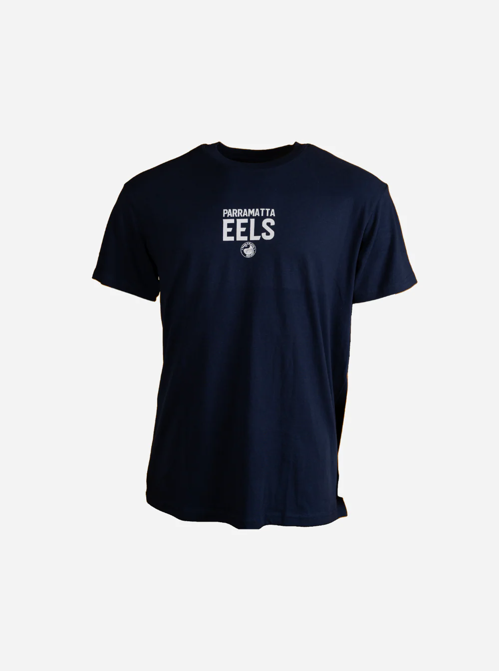 Everyday Eel Adult's Script Navy T-Shirt