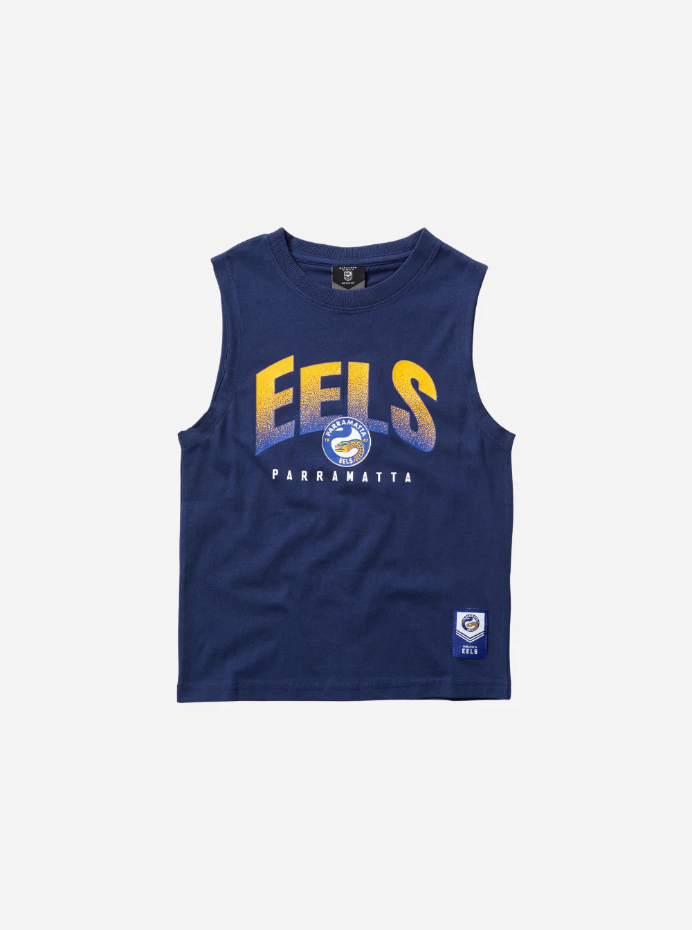 Parramatta Eels Bleacher Athletic Youth Muscle Tank