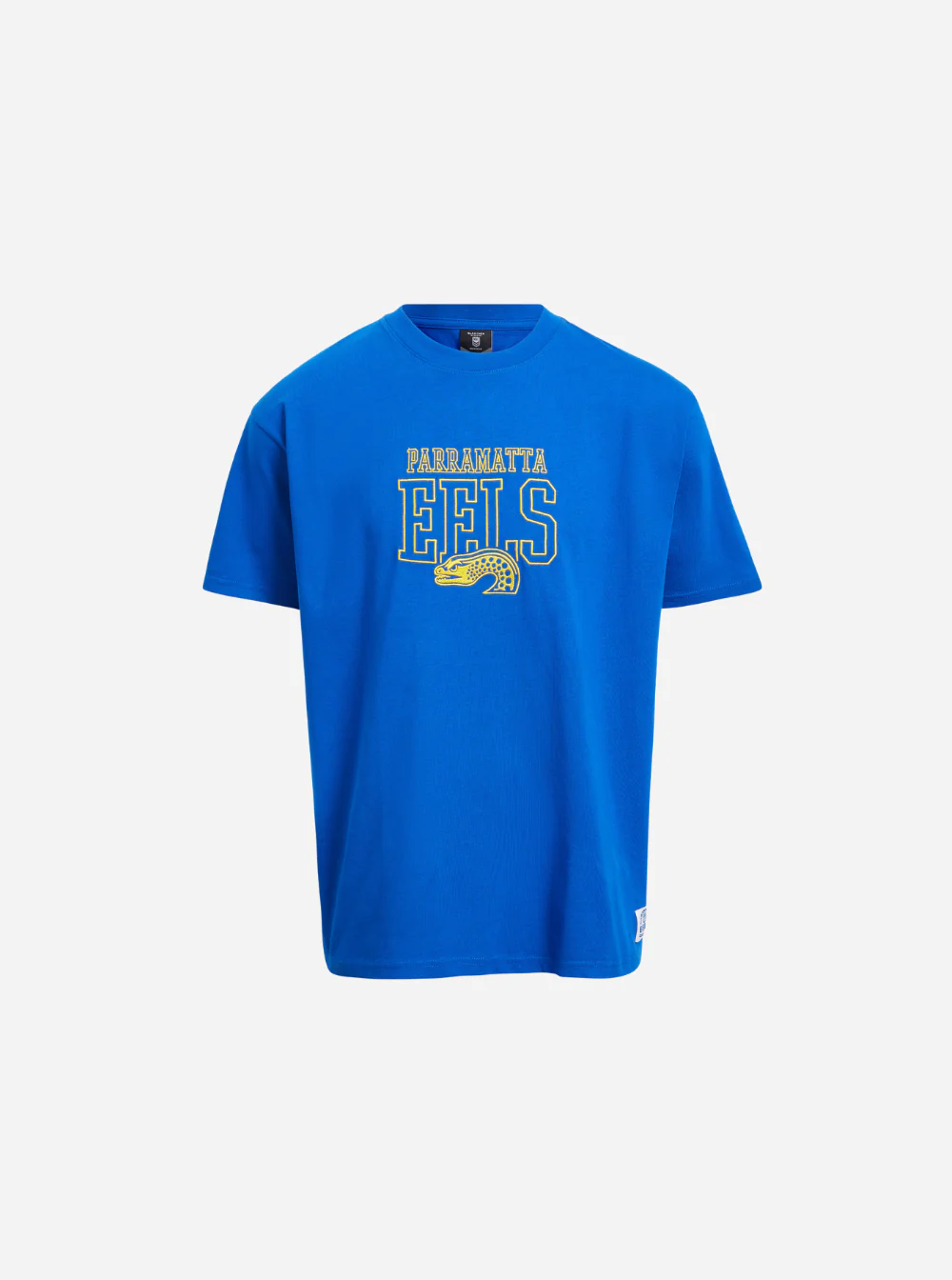 Parramatta Eels Bleacher Athletic Adult Box Fit Embroidered Logo T-Shirt