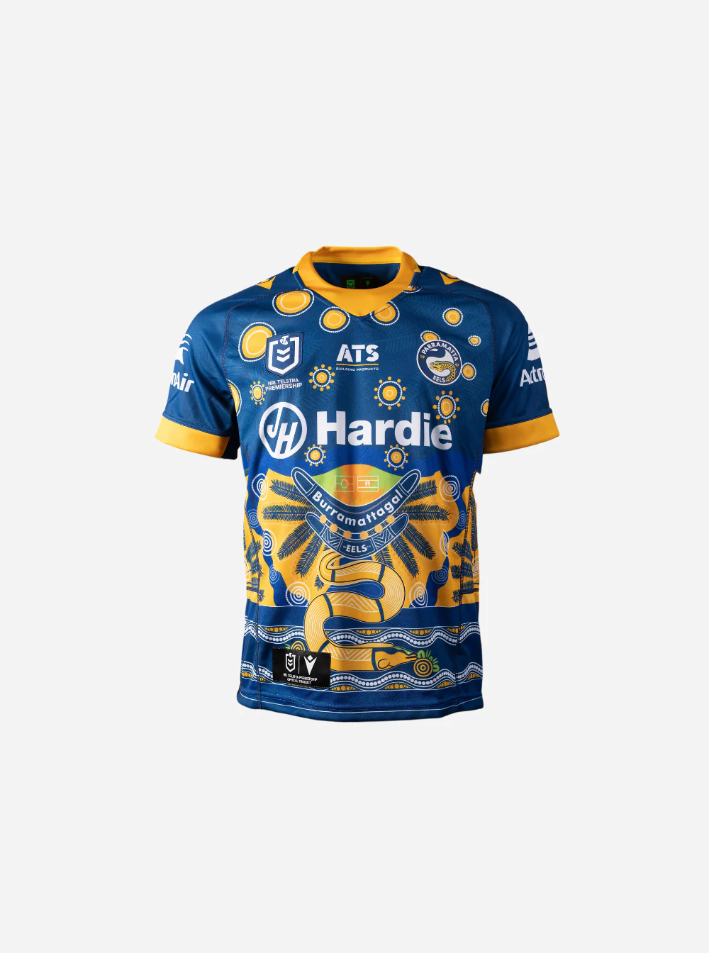 Parramatta Eels 2025 Macron Kids 'Indigenous Round' Jersey